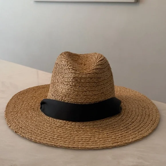 Hat Attack Convertible Continental Straw Hat with Ribbon  display picture 3